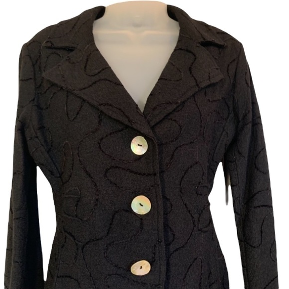Vivian Shyu Women's Long Sleeve Blazer Jacket by Toronto Base Designer Size: S/P - Picture 3 of 8